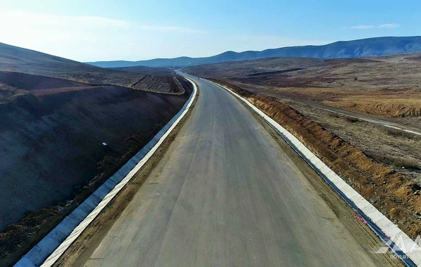 Füzuli-Hadrut avtomobil yolunun tikintisi yekunlaşır - FOTO
