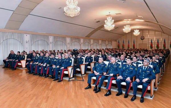 Dövlət Sərhəd Xidmətinin rəisi Elçin Quliyev hesabat verib - FOTO