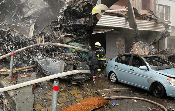 Ukraynanın daxili işlər naziri və müavini helikopter qəzasında həlak oldu - FOTO/VİDEO