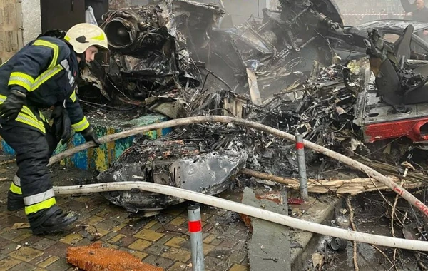 Ukraynanın daxili işlər naziri və müavini helikopter qəzasında həlak oldu - FOTO/VİDEO