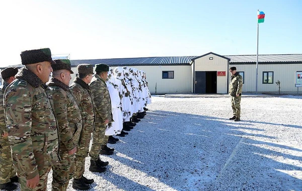 Kəlbəcər və Laçında hərbi hissələrin döyüş hazırlığı yoxlanılıb - FOTO