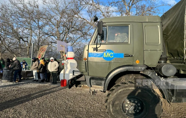 На дороге Ханкенди-Лачын созданы условия для проезда еще 16 автомобилей РМК - ОБНОВЛЕНО + ФОТО