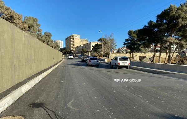 Bakıda bir neçə ay öncə təmirə bağlanan yol açıldı - FOTO