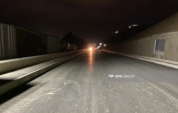 Bakıda bir neçə ay öncə təmirə bağlanan yol açıldı - FOTO