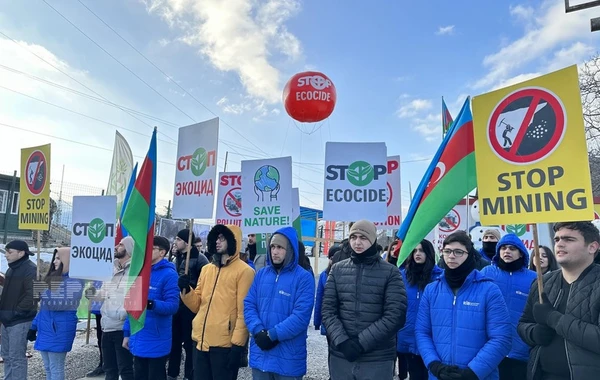 Акция протеста на дороге Ханкенди-Лачын продолжается 46-й день - ФОТО