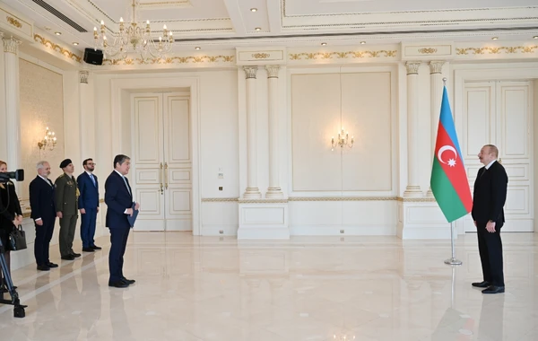 Президент Ильхам Алиев принял верительные грамоты новоназначенного посла Греции в Азербайджане - ФОТО