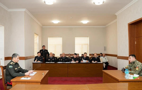 Вилаят Эйвазов посетил воинскую часть внутренних войск МВД в Габале - ВИДЕО