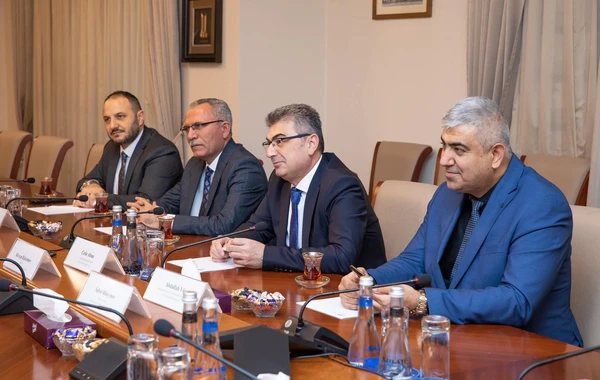 Rövşən Rüstəmov türkiyəli həmkarı ilə görüşdü - FOTO