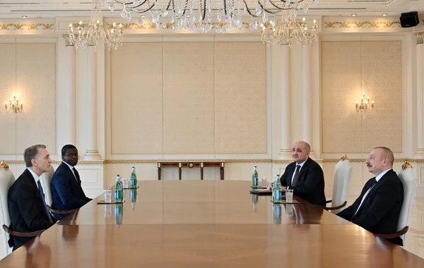 İlham Əliyev “Brookfield Asset Management” şirkətinin baş icraçı direktorunu qəbul edib - FOTO
