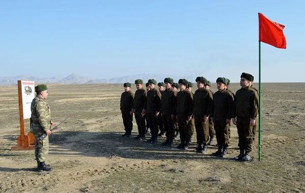 Mühəndis bölmələri ilə döyüş hazırlığı üzrə məşğələlər keçirilir - FOTO/VİDEO