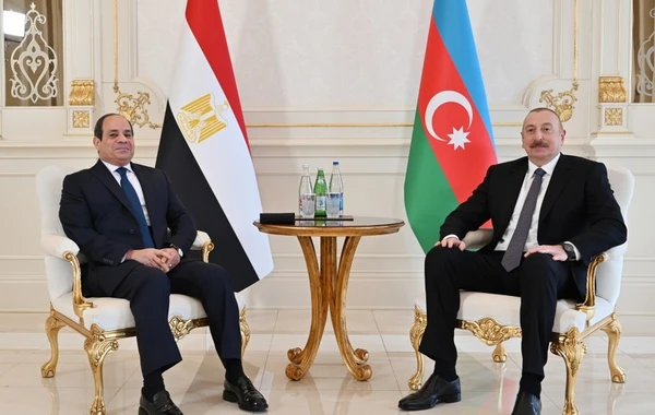 Azərbaycan və Misir prezidentlərinin təkbətək görüşü olub - FOTO