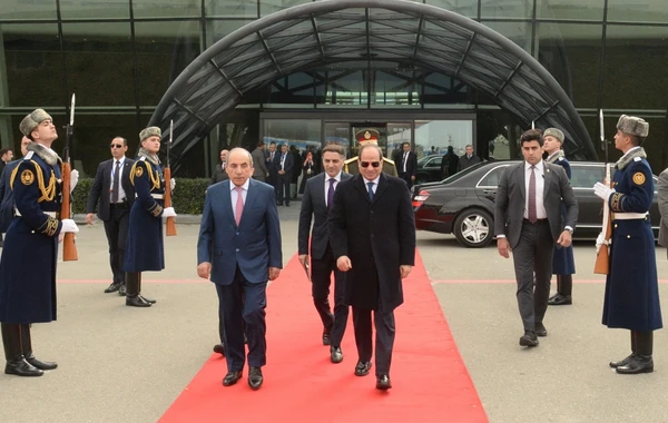 Завершен визит Президента Египта Абдулфаттаха ас-Сиси в Азербайджан