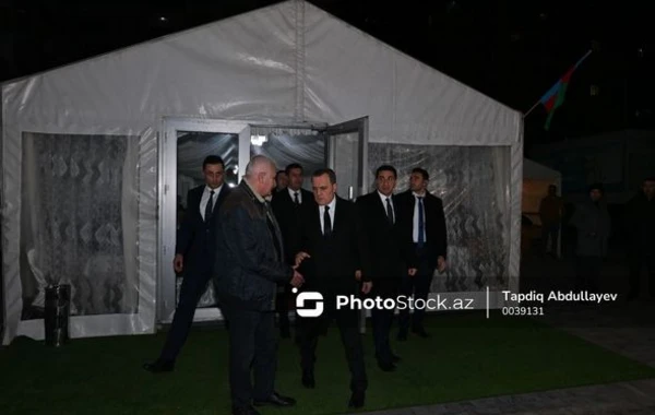 Ceyhun Bayramov və Hikmət Hacıyev Orxan Əsgərovun yas mərasimində olublar - FOTO