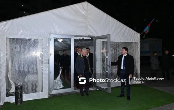 Джейхун Байрамов и Хикмет Гаджиев приняли участие в траурной церемонии по погибшему Орхану Аскерову - ФОТО