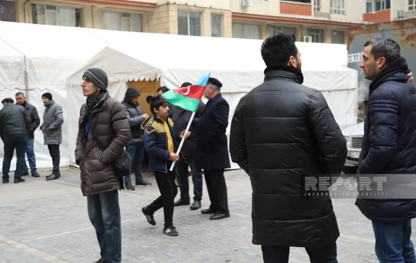 Продолжается траурная церемония по погибшему при теракте в посольстве Азербайджана - ФОТО