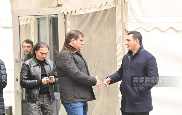 Продолжается траурная церемония по погибшему при теракте в посольстве Азербайджана - ФОТО