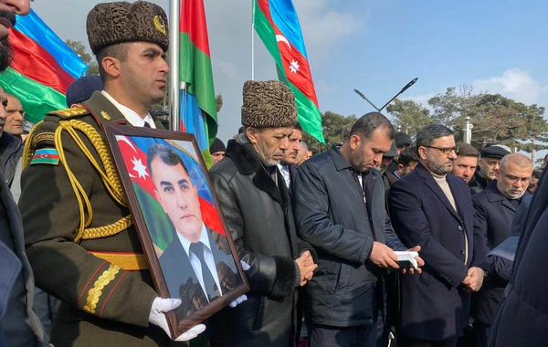 Şəhid Orxan Əsgərov dəfn edilib - YENİLƏNİB-3