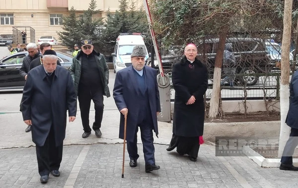 Azərbaycandakı dini konfessiyaların rəhbərləri Orxan Əsgərovun yas mərasimində iştirak ediblər
