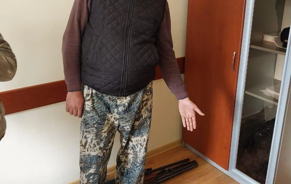 Qanunsuz ov edən şəxs saxlanılıb - FOTO