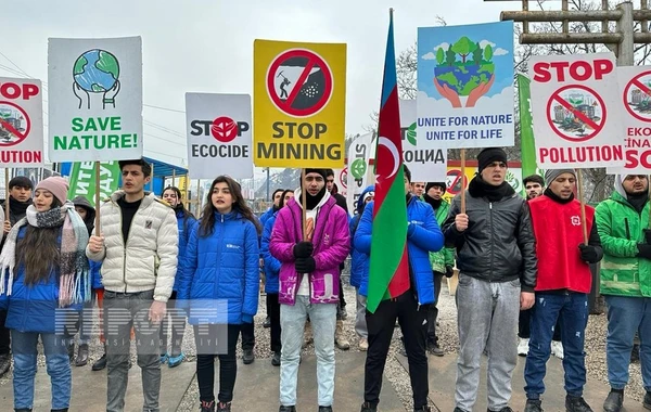 Xankəndi yolundakı aksiya 51 gündür davam edir - FOTO