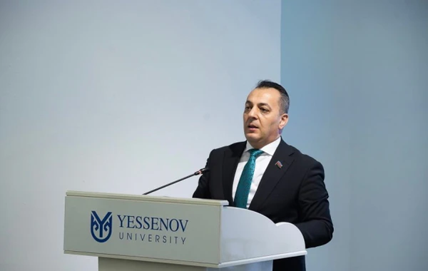 Aktau şəhərində Azərbaycan - Qazaxıstan gənclərinin həmrəylik forumu keçirilib - FOTO