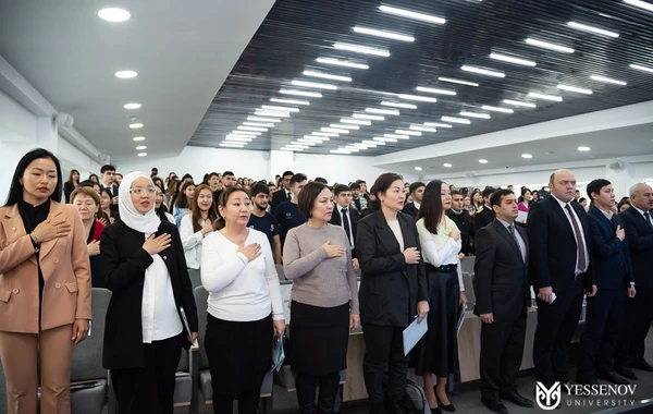 Aktau şəhərində Azərbaycan - Qazaxıstan gənclərinin həmrəylik forumu keçirilib - FOTO