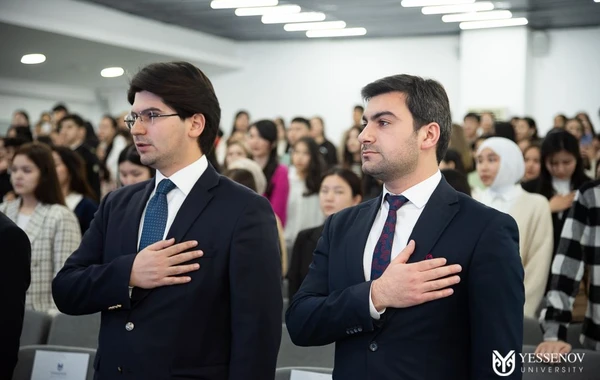 Aktau şəhərində Azərbaycan - Qazaxıstan gənclərinin həmrəylik forumu keçirilib - FOTO