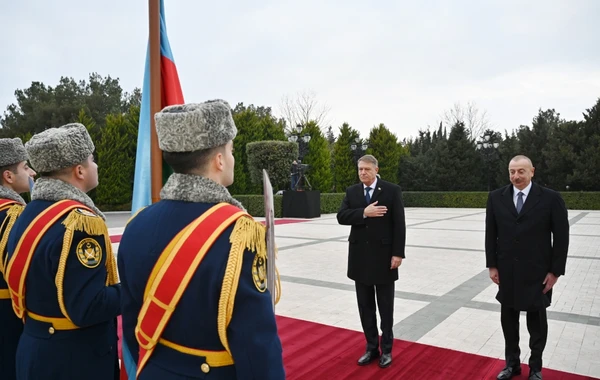 Состоялась церемония официальной встречи Президента Румынии - ФОТО