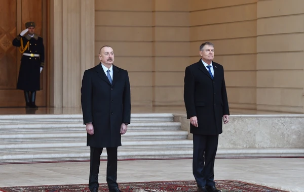 Состоялась церемония официальной встречи Президента Румынии - ФОТО
