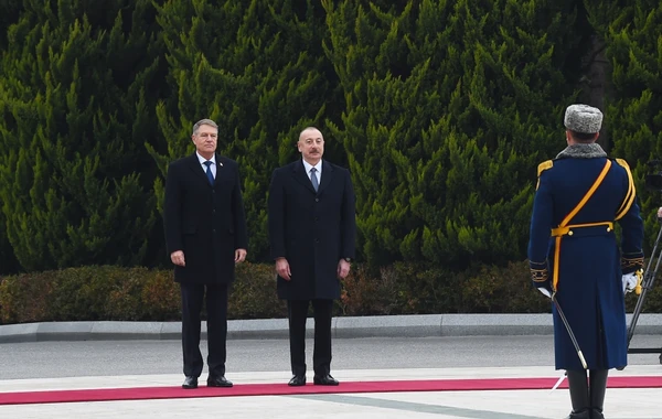 Состоялась церемония официальной встречи Президента Румынии - ФОТО