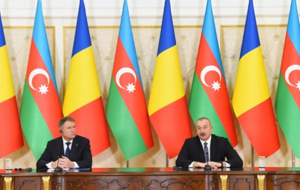 Президенты Азербайджана и Румынии выступили с заявлениями для прессы - ОБНОВЛЕНО + ФОТО