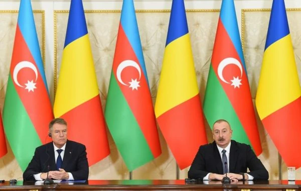 Президенты Азербайджана и Румынии выступили с заявлениями для прессы - ОБНОВЛЕНО + ФОТО