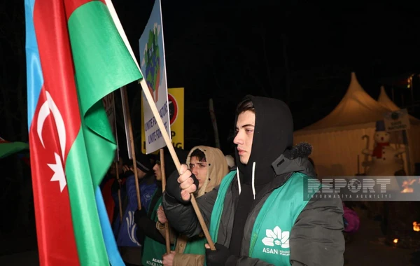 Акция на дороге Ханкенди-Лачын продолжается, протестующие требуют положить конец экотеррору