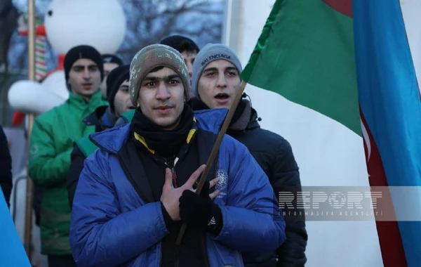 Экоактивисты проявляют высокую активность и на 57-й день акции на дороге Ханкенди-Лачын - ФОТО