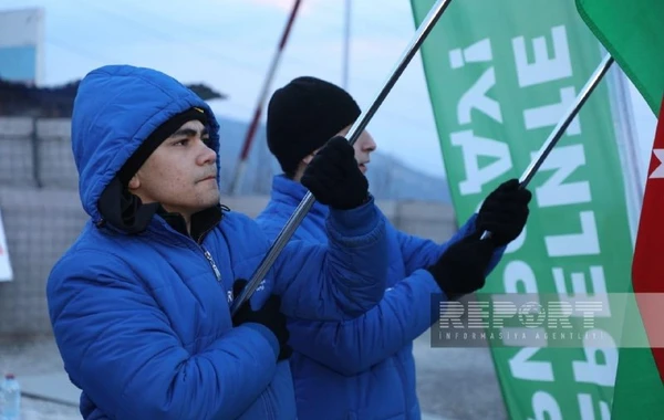 Экоактивисты проявляют высокую активность и на 57-й день акции на дороге Ханкенди-Лачын - ФОТО