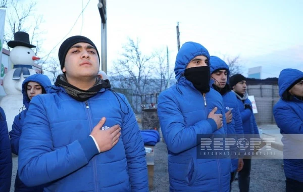 Экоактивисты проявляют высокую активность и на 57-й день акции на дороге Ханкенди-Лачын - ФОТО