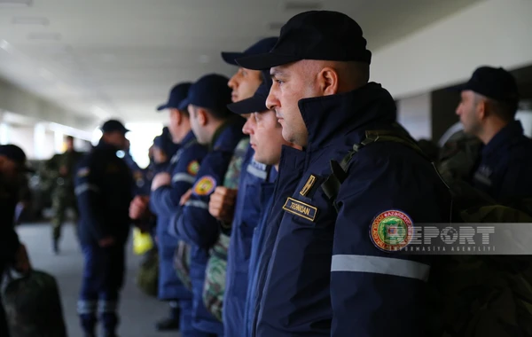 Prezidentin tapşırığı ilə Türkiyəyə yola düşən Azərbaycanın xilasetmə qrupu ünvana çatıb - FOTO