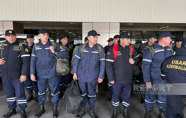 По поручению Президента Ильхама Алиева спасательные силы МЧС прибыли в Турцию - ФОТО