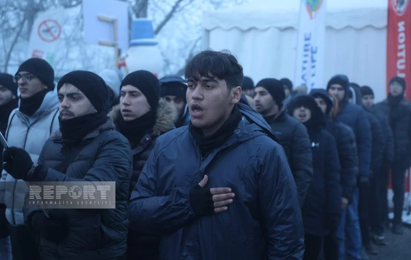 Xankəndi-Laçın yolunda aksiyanın 58-ci günü: "Azərbaycan vahiddir, sərvətinə sahibdir" - FOTO