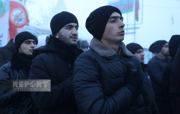 Демонстранты на дороге Ханкенди-Лачын проявляют высокую активность и на 58-й день акции - ФОТО