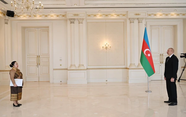 Azərbaycan Prezidenti Laosun yeni səfirinin etimadnaməsini qəbul edib - YENİLƏNİB - FOTO