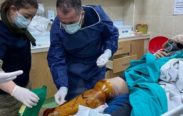 Азербайджанские врачи принимают активное участие в эвакуации пострадавших в ходе землетрясения в Турции