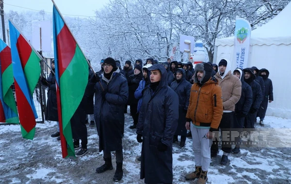 Участники акции на дороге Ханкенди-Лачын проявляют высокую активность и на 60-й день акции - ФОТО