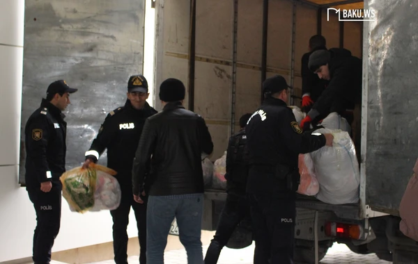 Qida, Pampers, döşək, xalça... - Qardaş ölkəyə edilən hümanitar yardım aksiyasından FOTOREPORTAJ