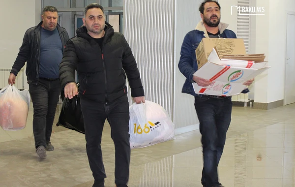 Qida, Pampers, döşək, xalça... - Qardaş ölkəyə edilən hümanitar yardım aksiyasından FOTOREPORTAJ