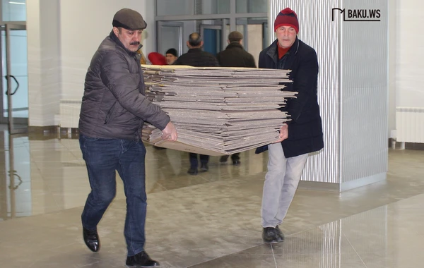 Qida, Pampers, döşək, xalça... - Qardaş ölkəyə edilən hümanitar yardım aksiyasından FOTOREPORTAJ