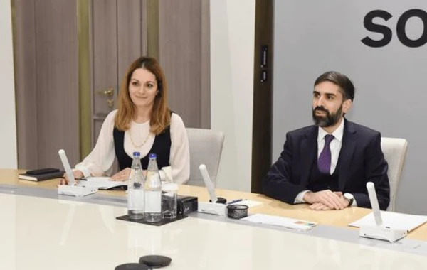 SOCAR-ın prezidenti Rövşən Nəcəf ikinci “Yüksəliş” müsabiqəsinin qalibləri ilə görüşüb - FOTO