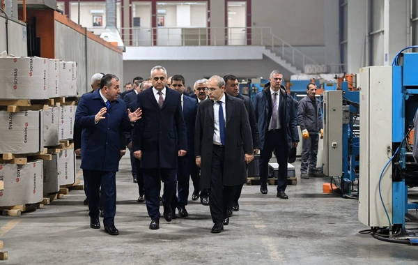 İqtisadiyyat naziri Mikayıl Cabbarov “Cahan Sənaye Kompleksini” ziyarət edib - FOTO