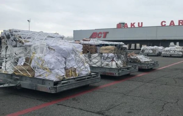 Очередная гуманитарная помощь МЧС Азербайджана отправлена в Турцию - ВИДЕО