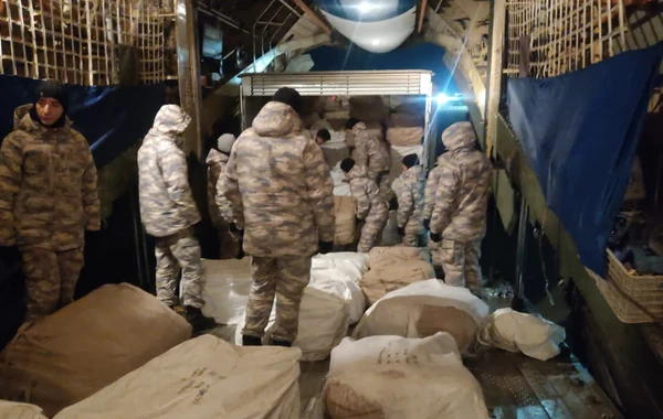 FHN-in təyyarə ilə yola saldığı növbəti humanitar yardım Türkiyəyə çatıb - FOTO/VİDEO